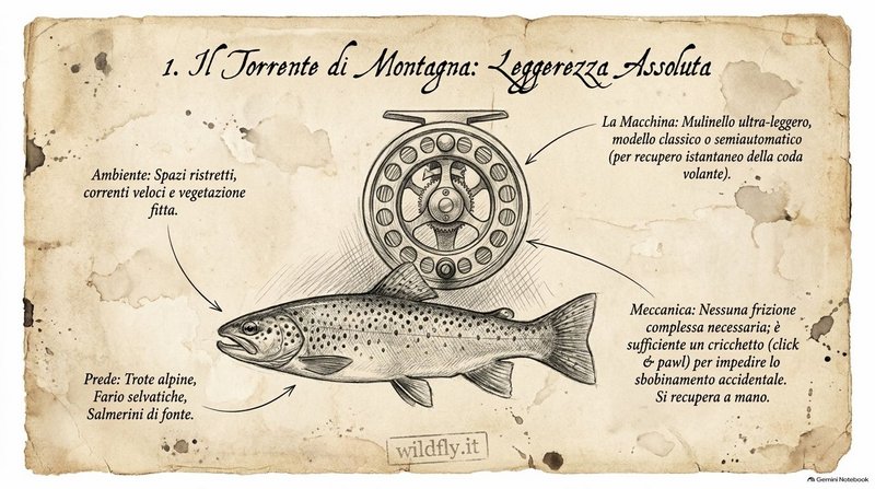 Guida all'acquisto, uso e manutenzione dei Mulinelli da Pesca a Mosca