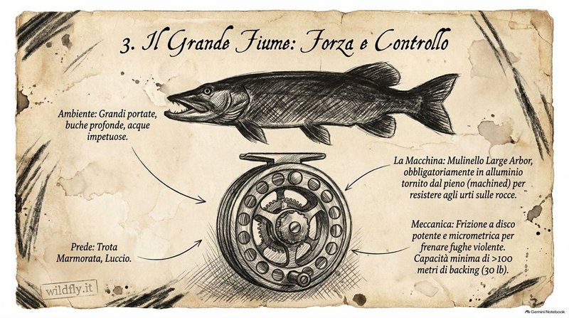 Guida all'acquisto, uso e manutenzione dei Mulinelli da Pesca a Mosca
