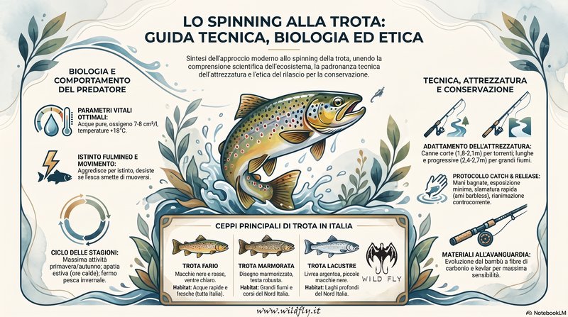Corso e guida completa alla Pesca a spinning della Trota 